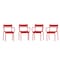 Flash Furniture Red All-Weather Steel Dining Chair, 4PK 4-XU-CH-10318-ARM-RED-GG - alternate 7